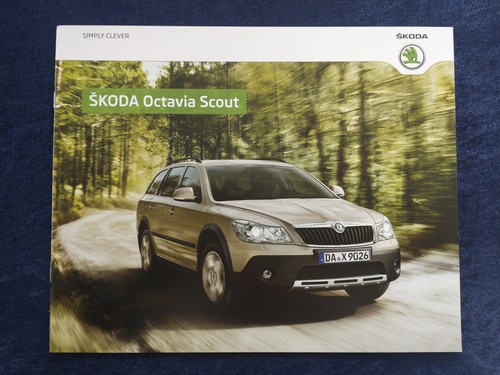 Skoda octavia scout prospekt - skoda,