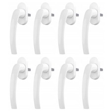 8x Aluminium Fenstergriff