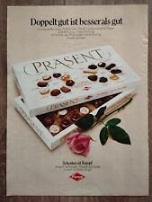 ORIG REKLAME WERBUNG 1972  TRUMPF Pralinen