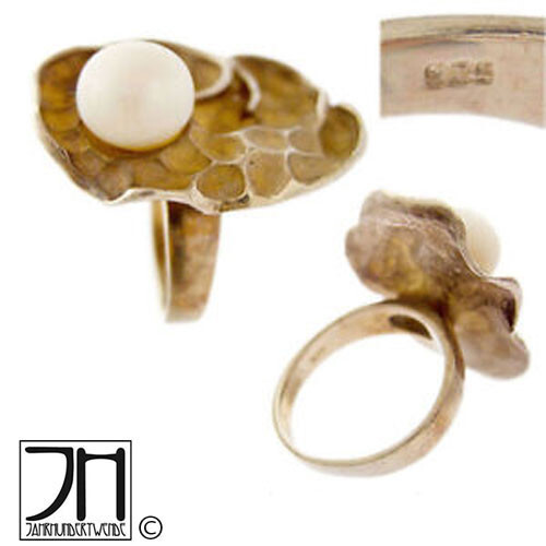 Vintage ring silber vergoldet - vintage,