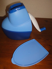 Tupperware Mahl Chef Cheese Mill Multi Universal Mühle Reibe blau *TOP*