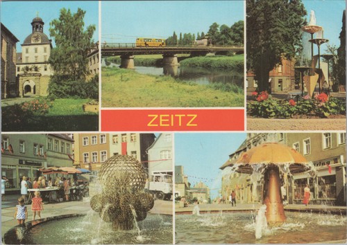 Alte ansichtskarte zeitz - zeitz, ddr