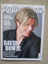 Rolling Stone Magazin 11/2025 - David Bowie,Patti Smith,Neil Young,R.Beato + CD