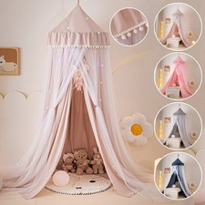 Baby Baldachin Betthimmel Doppellagig Moskitonetz Baby Kinderbett Kinderzimmer