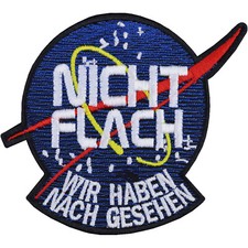 NASA Aufnäher: Nicht flach -