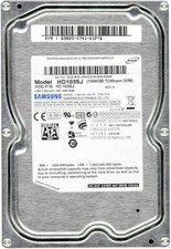 FESTPLATTE SAMSUNG 1TB Spinpoint F3 HD103SJ 32MB 7200U/min SATA II 3.5'' Zoll