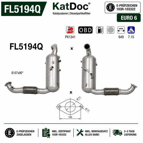 Dpf partikelfilter ford - ✅,
