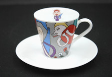 Berendsohn Design Die Schlumper Espresso- Mokkatasse & Untertasse aus Porzellan