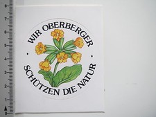 Aufkleber Sticker Oberberger Naturschutz (7624)