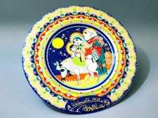 Rosenthal Weihnachtsteller 1979 "Flucht nach Ägypten" Björn Wiinblad 