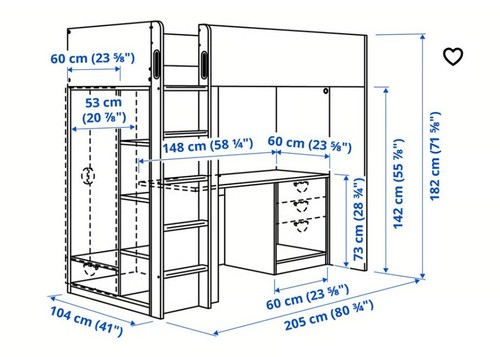 Ikea hochbett mit - ikea,