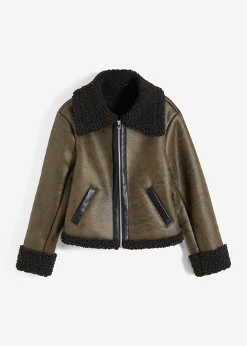 Neu lammfellimitat jacke - lammfellimitat-jacke, gr