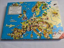 Ravensburger Europareise Journey Through Europe Brettspiel Vintage 1954