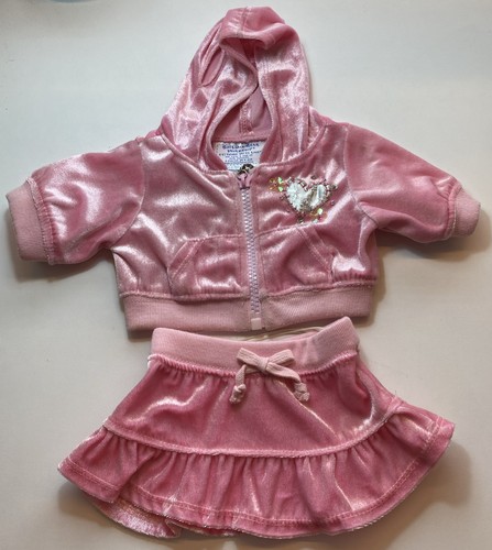 Build bear rosa velours herz - rosa,