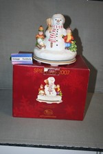 Hutschenreuther Schneemann Spieluhr  limitierte Jahres-Edition 2007 Weihnachten