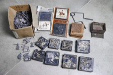 10 Zinn-Gussformen mit Klammer, Gießschale und mindestens 5KG Zinn