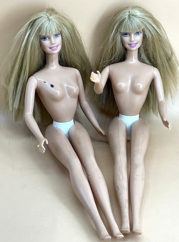 Pretty flowers barbie dolls - pretty, x2