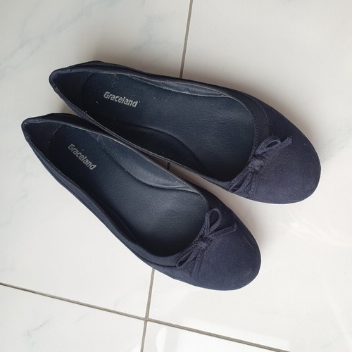 Ballerinas dunkelblau - 37,