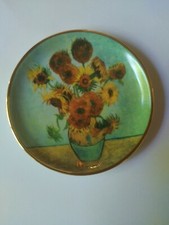 Goebel Artis Orbis Porzellan Teller Untersetzer V. van Gogh Motiv Sonnenblumen