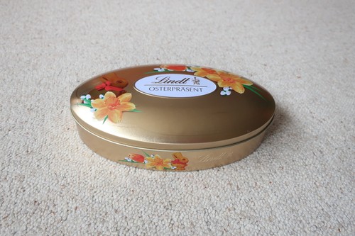 Lindt osterpräsent blechdose - lindt,