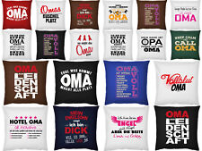 Kissen Oma - Geschenk Kuschelkissen Großmutter Enkel - Sprüche Geburtstag Deko