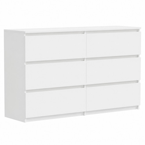 Kommode weiß matt - weiß, cm