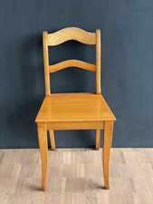 Biedermeier-Stuhl, Esche natur, restauriert