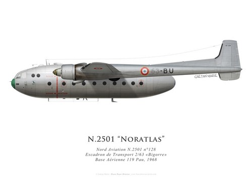 Print nord 2501 noratlas - print,