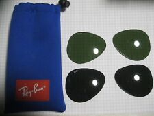 2 Paar Gläser Sonnenbrillen Gläser für Ray Ban Aviator Shooter Brillenfassung 62