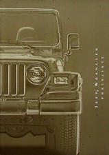 261191) Jeep Wrangler - Preisliste & Extras - Prospekt 09/2001