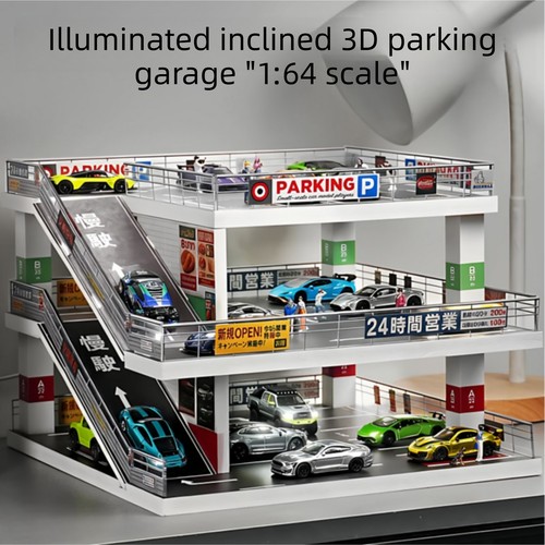 Diorama garage modell - garage,