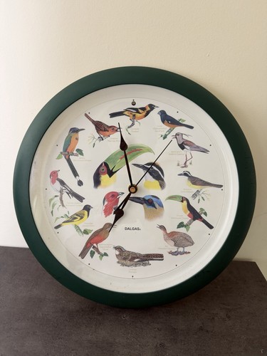 Wanduhr mit vögeln - vögeln, aus