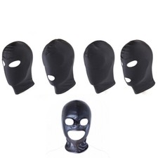 Schwarz kopfmaske bondage - schwarz,