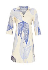 Ringella Damen Nachthemd Halbarm Sand Gr. 38 Muster