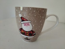Große hübsche Weihnachtstasse von NANA Home Design, Keramik Tasse Nikolaus