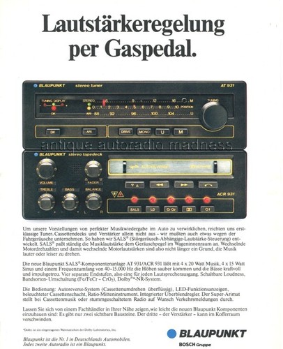 Oldtimer blaupunkt auto hifi - oldtimer,