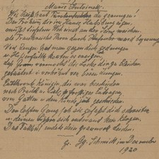 Konvolut Georg Schmidt Maler Brief Zeichnung Rechnung Original 1902-1922