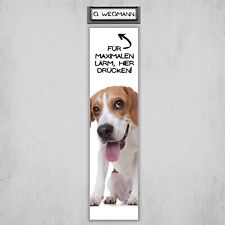 Beagle English Beagel Schild