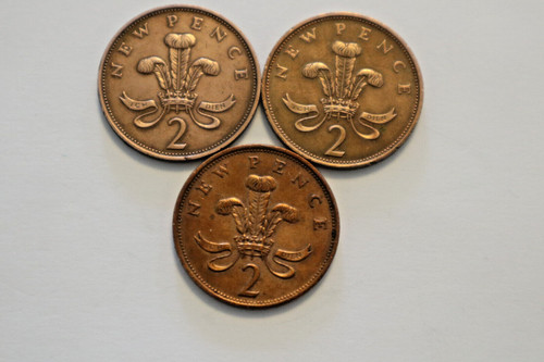 New pence 1971 - 1971,, 1975,