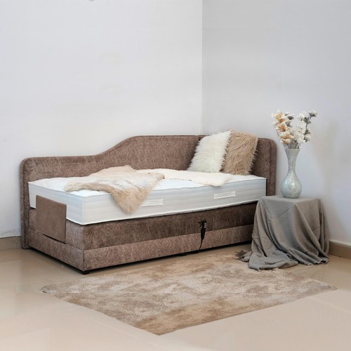 Paara boxspringbett alexandia - paara,