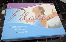 Das komplette Set für Ihr Pilates-Training zu Hause (40 Karten, Buch, CD) OVP