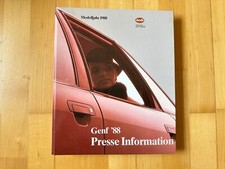 Audi Pressemappe Genf 1988