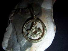 Anhänger-Freimaurer-Zirkel-Winkel-Gelb-Gold-585-3,6 gr.