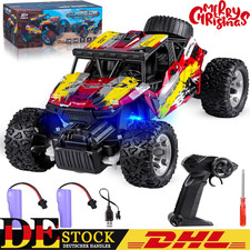 Ferngesteuertes Auto 2,4 GHz Rennauto All Terrain RC Geländewagen LED-Leuchten