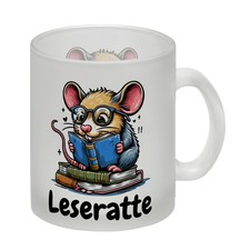 Leseratte glas tasse mit - glas,