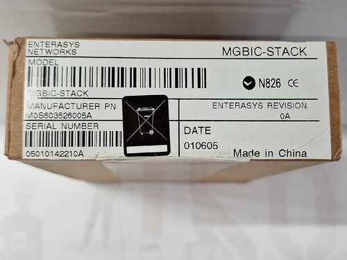 Enterasys networks mgbic stack - networks, mgbic-stack