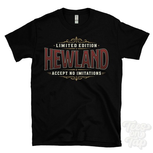Limited edition hewland - edition,
