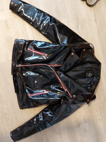 Lackjacke herren schwarz - lackjacke, herren,