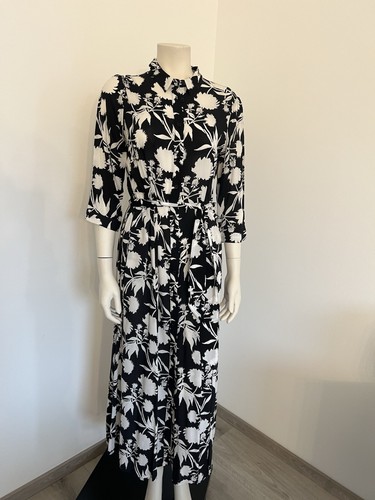 Zara blusenkleid maxi schwarz - zara,