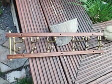 Alte Hakenleiste Garderobe Wandgarderobe Drehbare Messinghaken 355M